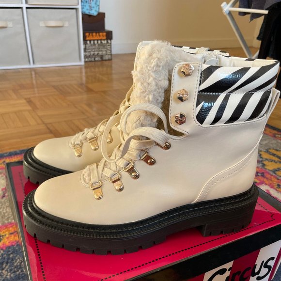 Circus by Sam Edelman White Boots - Picture 1 of 5